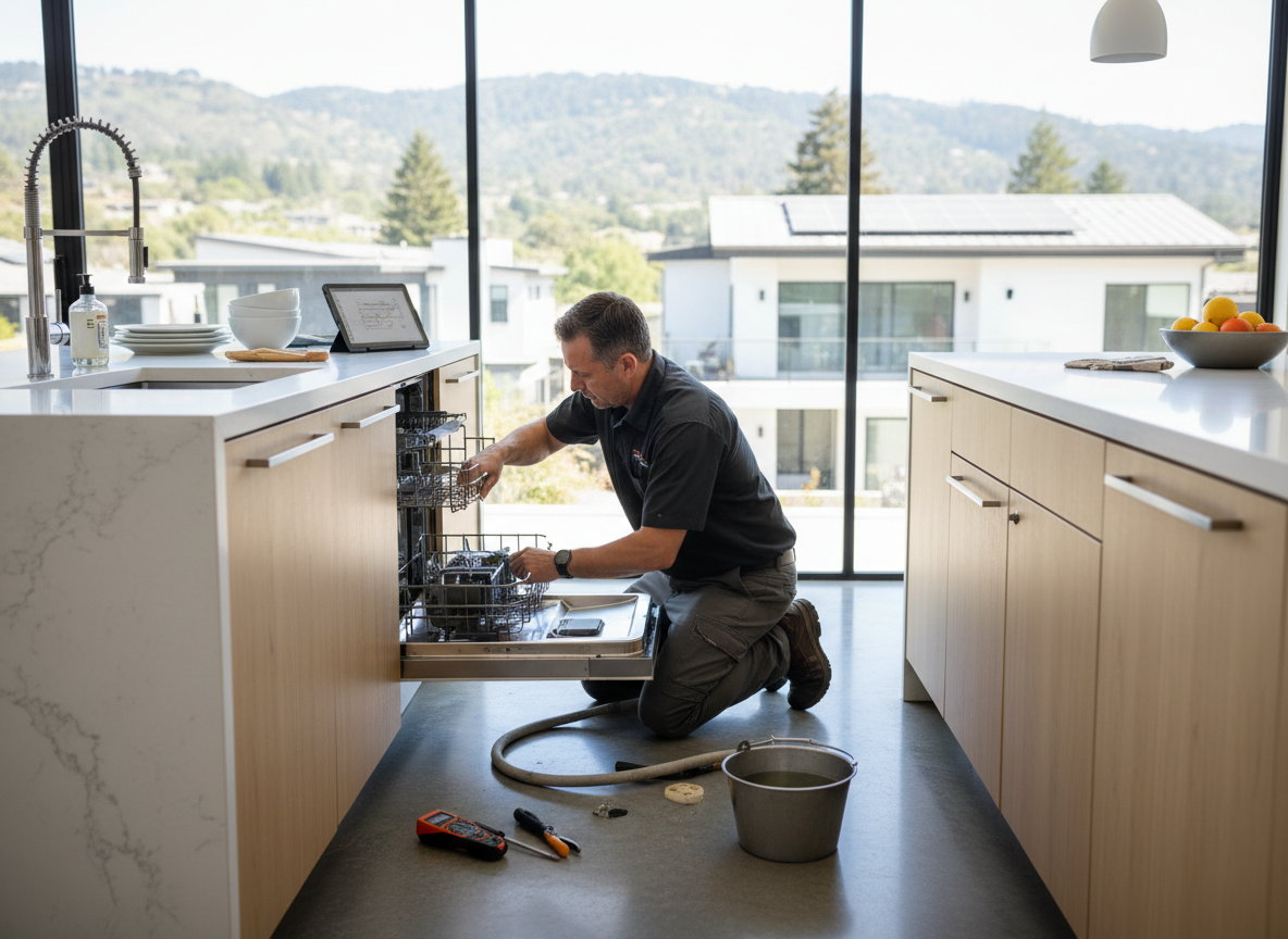 Troubleshooting a Dishwasher That Won't Drain in Silicon Valley Homes